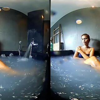 VRpussyVision.com - Wet finger games in the whirlpool Part 3